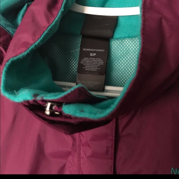 Small grape purple North Face Rain Jacket. - Picture 3 of 8
